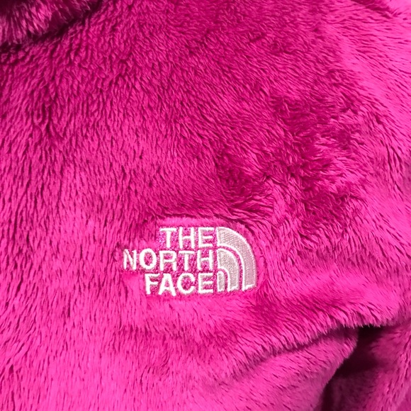 Hot pink Northface fuzzy jacket Small - Picture 6 of 6